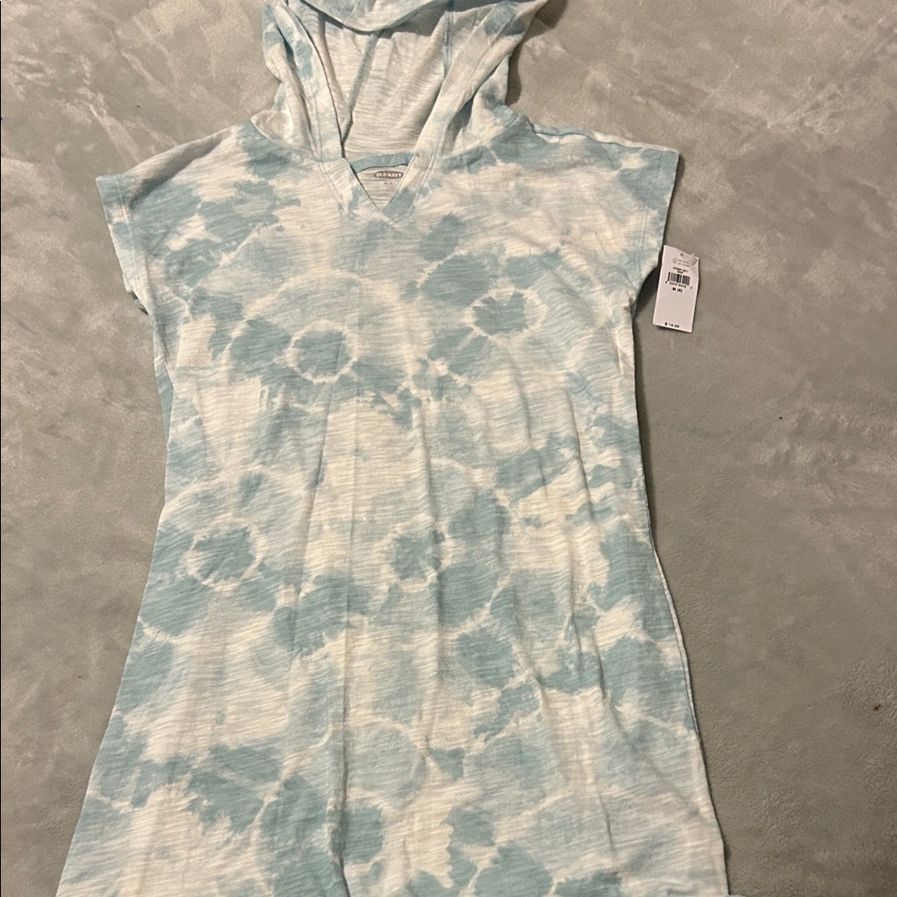 Old Navy Kids Blue Tie-Dye Swim Coverup